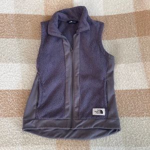 North Face gray vest